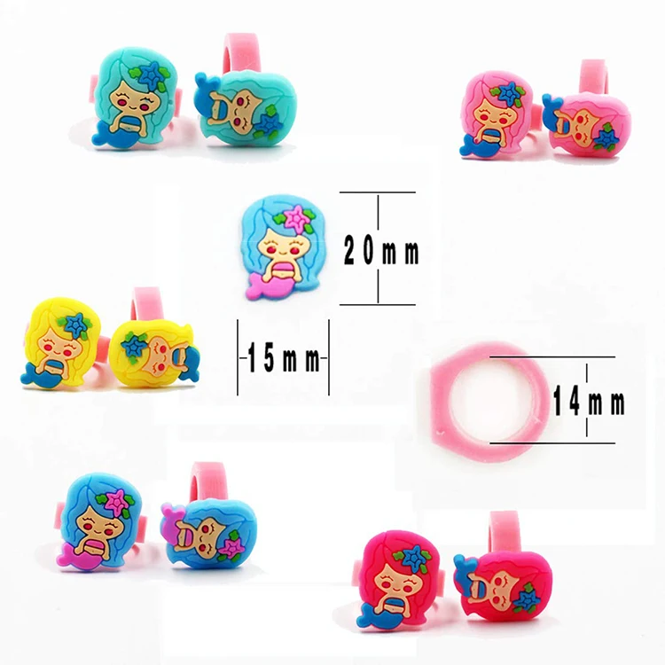 Hot Selling Mermaid Birthday Party Supplies Favor Toys Set  For Girl