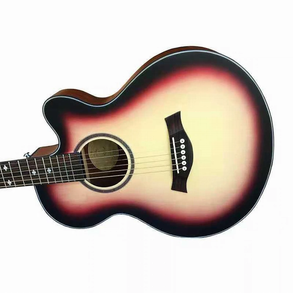 Chinese Fingerboard 40 Inch Acoustic Guitar Student Practice Guitar Beginner Entry Basswood Cheap Guitar mucial concert