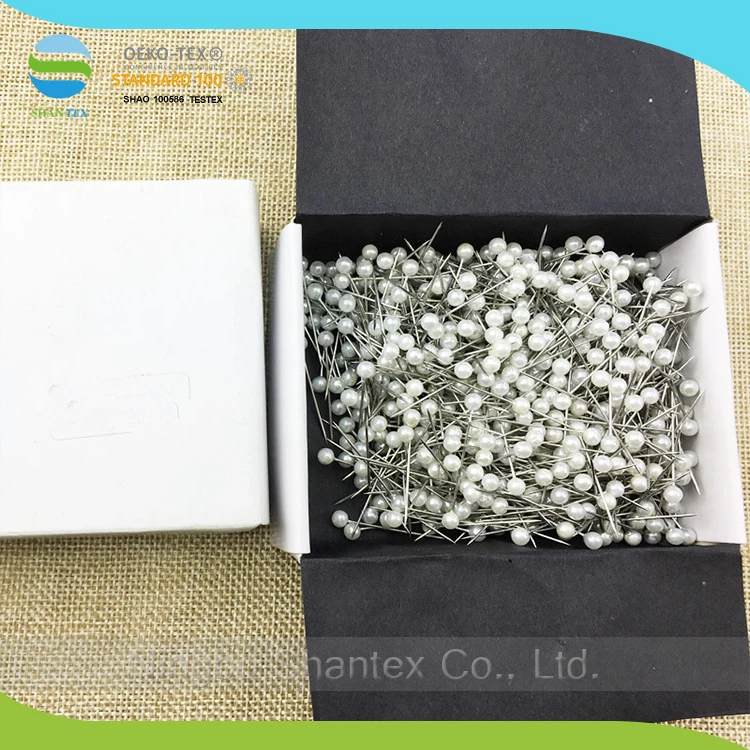 Plastic round pear head pins for shirts packaging accessories