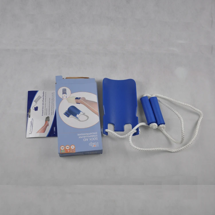 Old People Sock and Stocking Aid with Built-UP Foam Handles