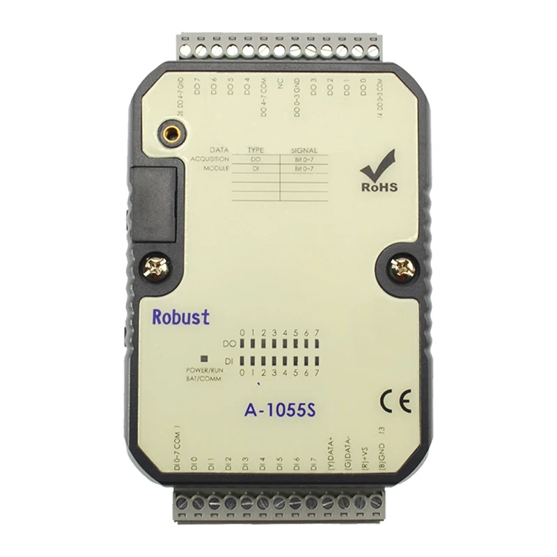 8DI 8DO Digital Modbus I/O Module(A-1055S)