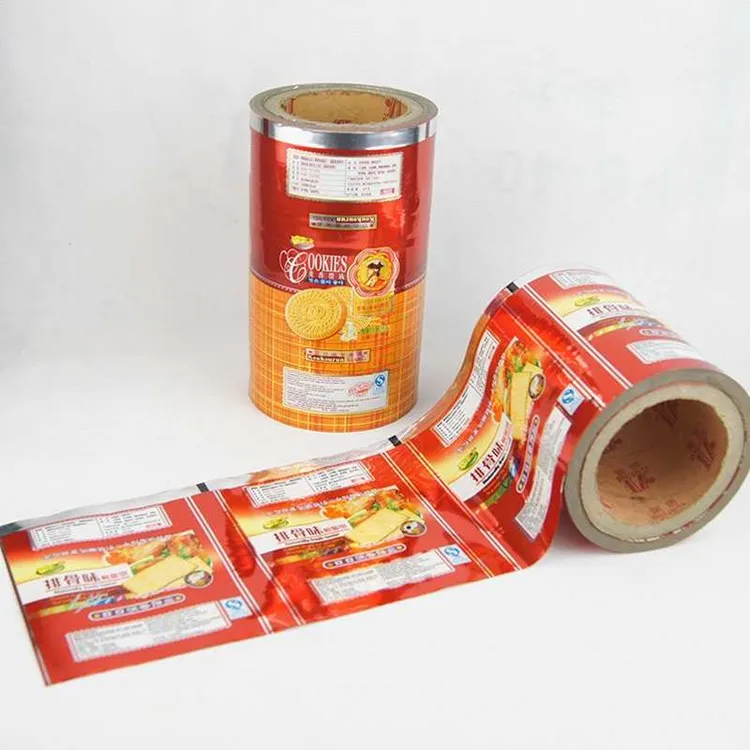 Factory Food Packaging Laminated Custom Printed Plastic Roll Film