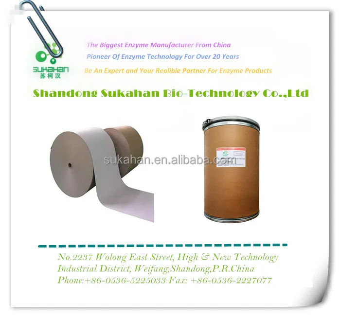 Sukahan Supply Tissue Paper Enzymes industrial enzyme