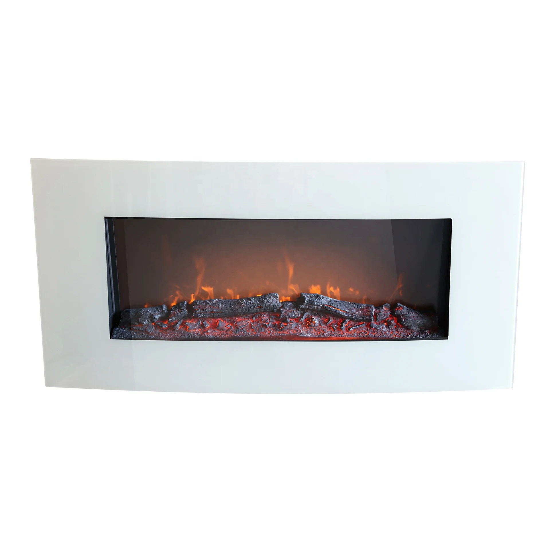 
Wall Mounted Electric Fireplace Wall Hanging Fire Curved Panel 