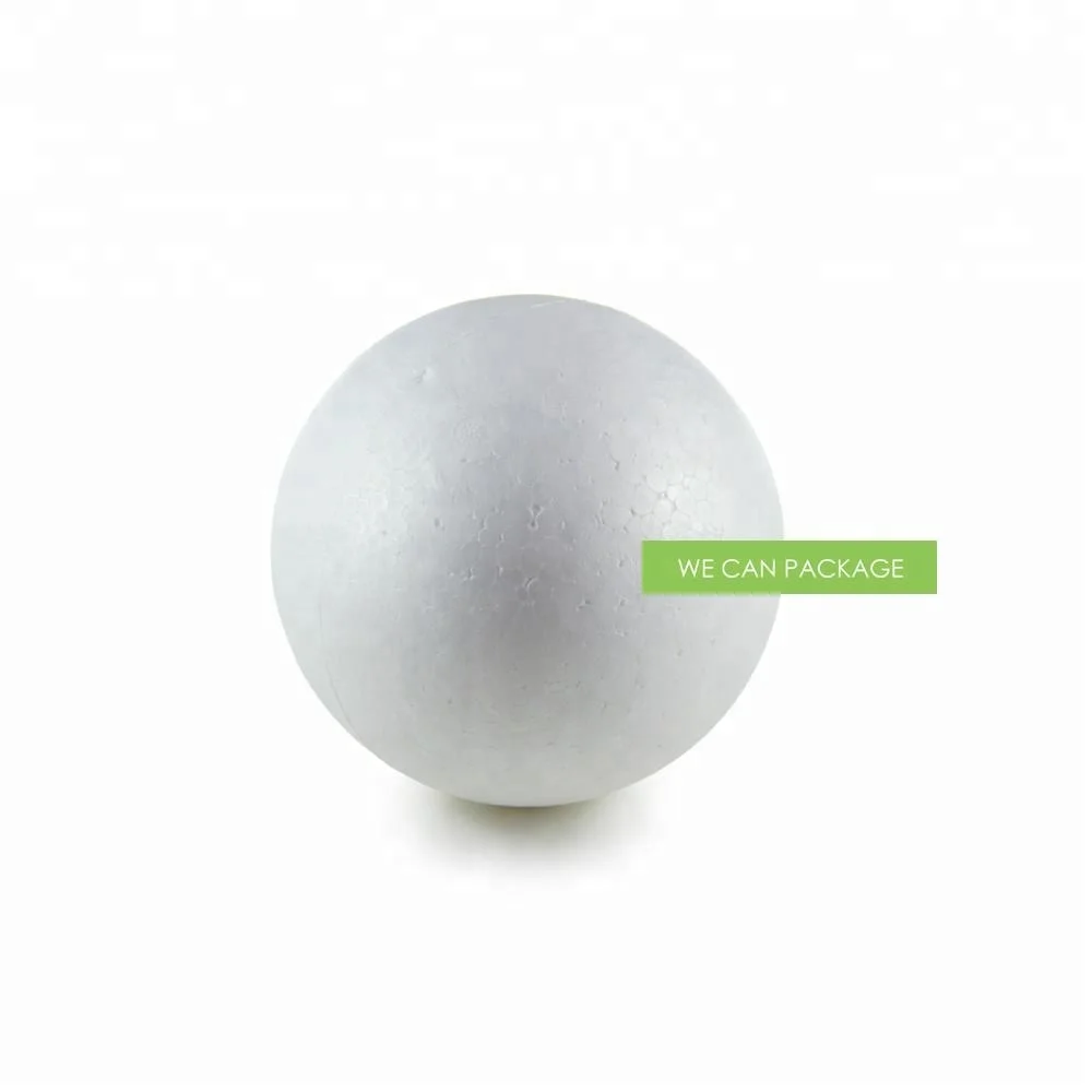 Polystyrene foam  ball for kids Christmas decoration