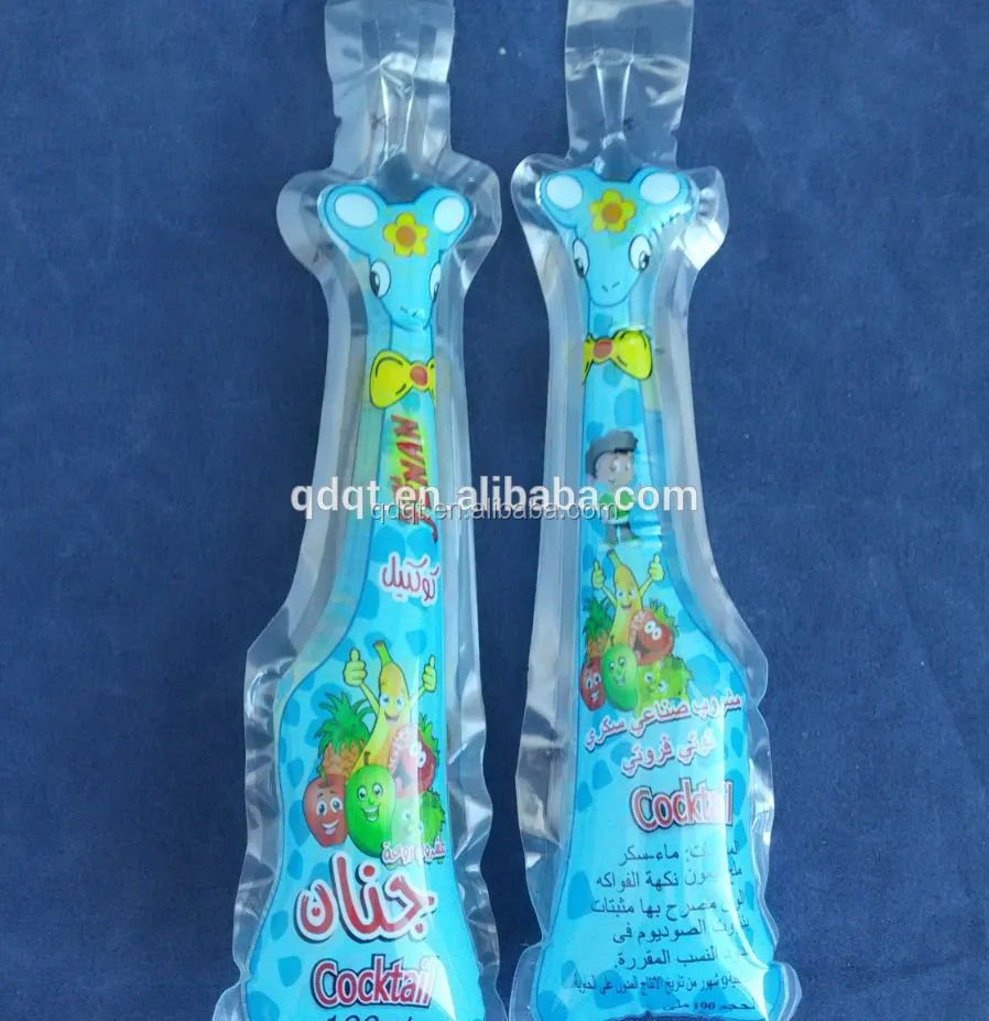 Puncture resistance plastic opp/pe package bag/ clear popsicle bag