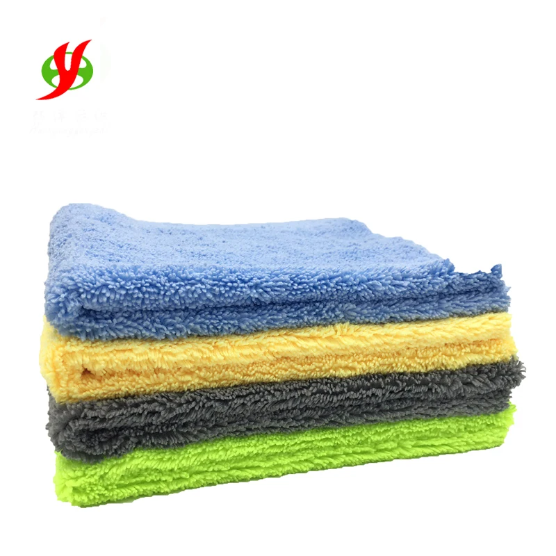 Attractive long and short terry microfiber towel