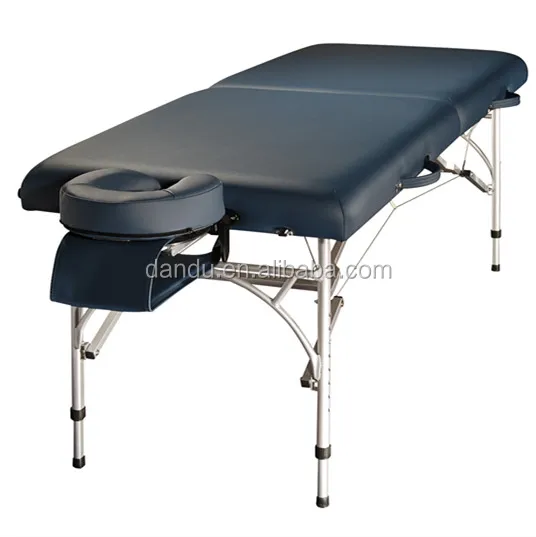 Alula-Ulco High-quality Custom Adjust Portable Aluminum Folding Portable mesa para masajes Spa Bed Table De Massage