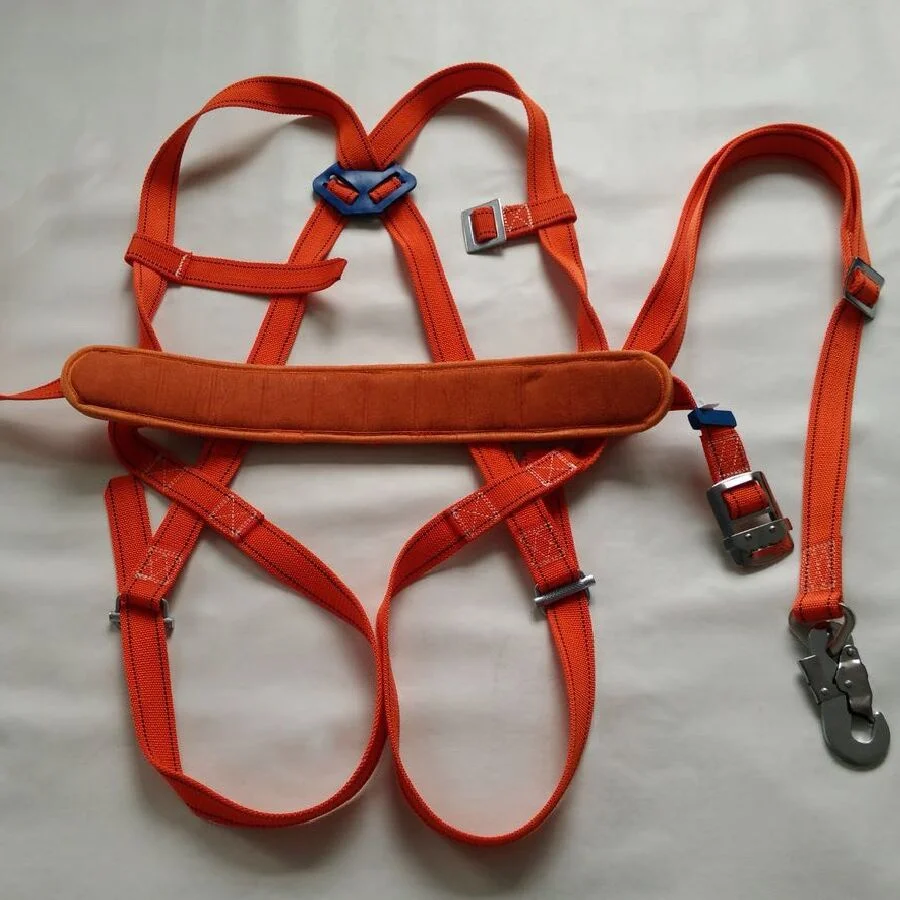 Full Body 5 Point Safety Belt For Fall Protect Climbing Tree Wooden Pole