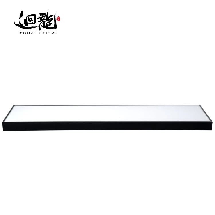 High quality super bright square narrow sky emergency surface mount homogeneous indirect flat lumen sheet led panel light