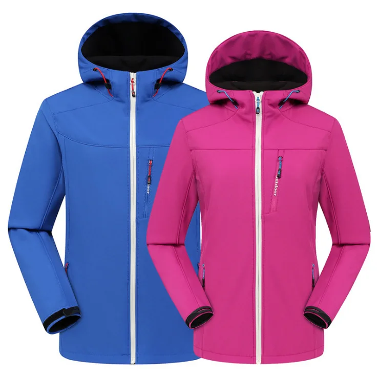 
Waterproof jacket embroidery ykk hiking jackette for men 