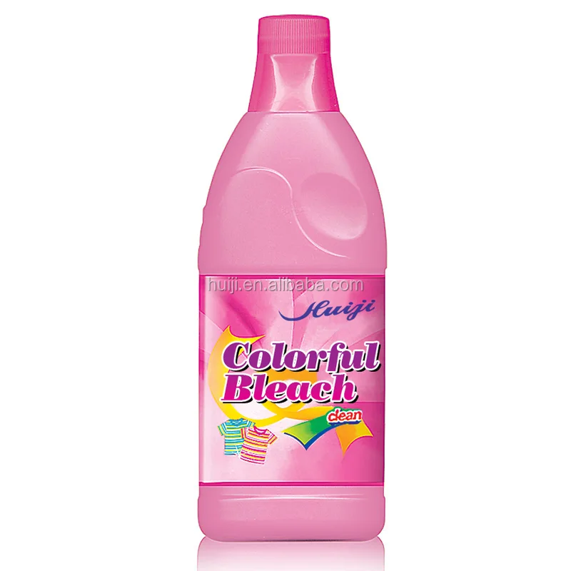 Concentrated Chlorine Bleach Liquid Detergent Light Yellow Transparent Liquid Kill Germs, Bleach Apparel 2 Years Disposable