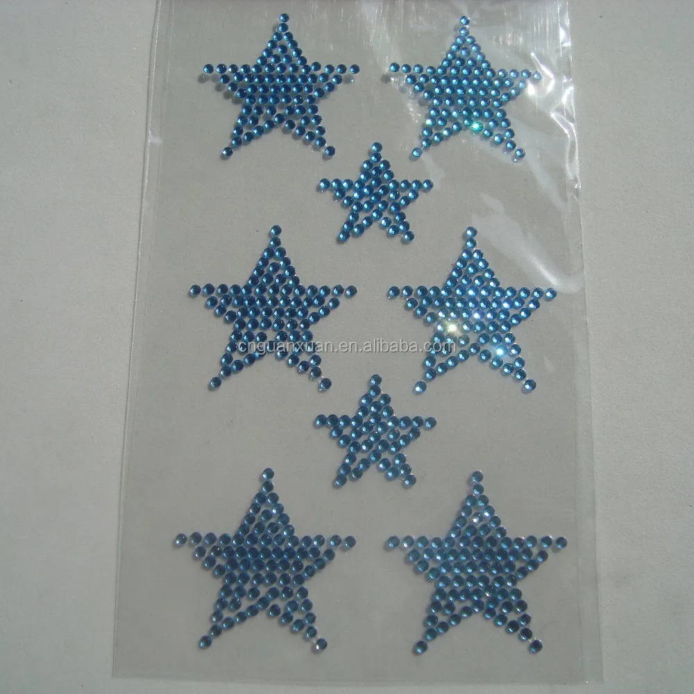 
mobile phone decoration twinkles crystal star sticker 