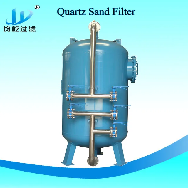 Large Capacity Water Filtration Plant Quartz Sand Filter Tanks Carbon Filter for Industry