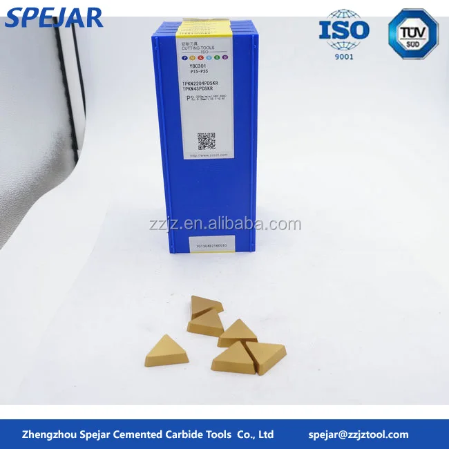 triangle cutter blade carbide insert milling cutter blade TPKN2204PDSKR