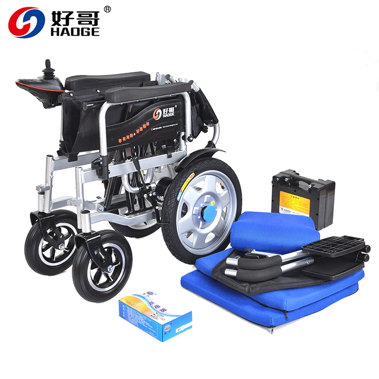 best seller CE approved light weight Comfortable Intelligent controller diy 250w Double motor electric wheel chair