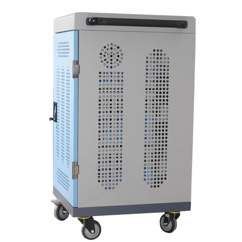 
30 Devices Sync Charging Cart; Laptop Moveable Charging Storage Cabinet; Computer Cart Laptop 