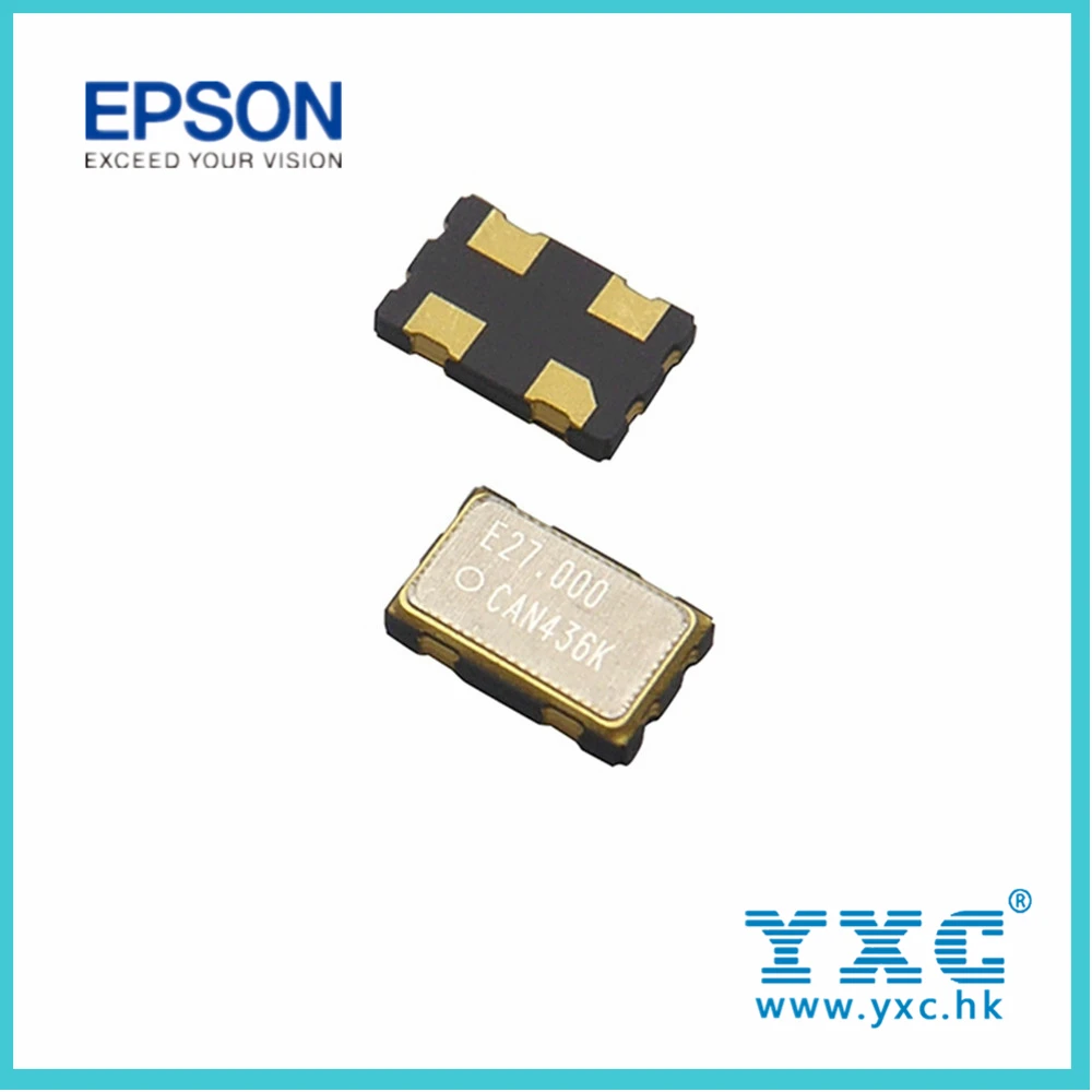 27.000M Original 5032 SG5032CAN EPSON 4P 3.3V Crystal Oscillator 27MHz SMD