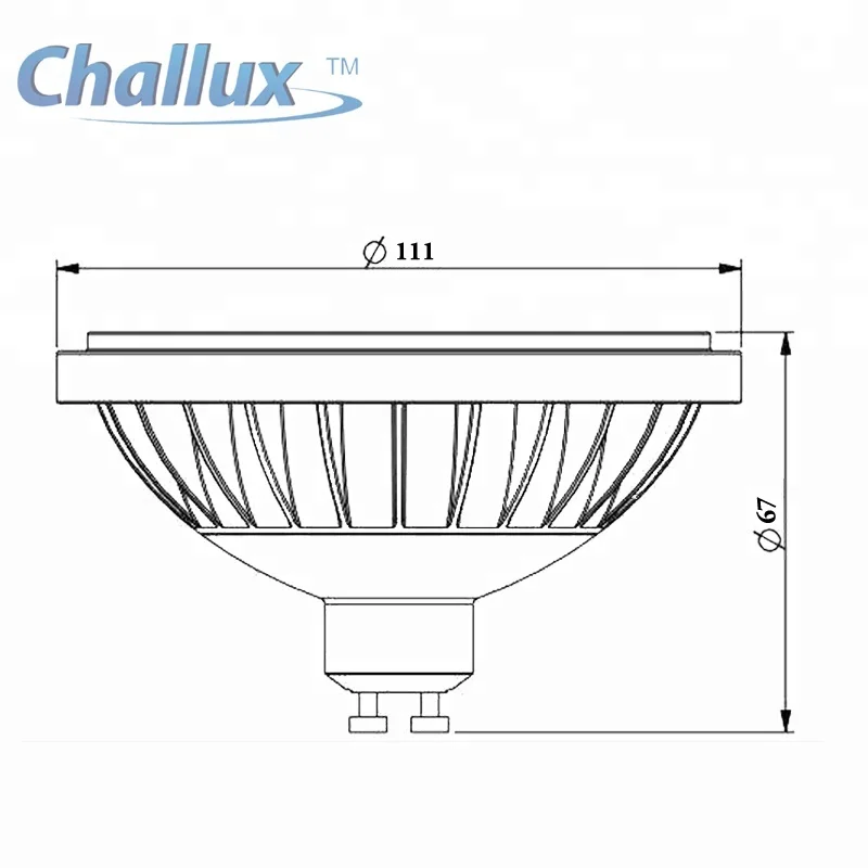 LED spotlight AR111 AR70 GU10 6W LED Light