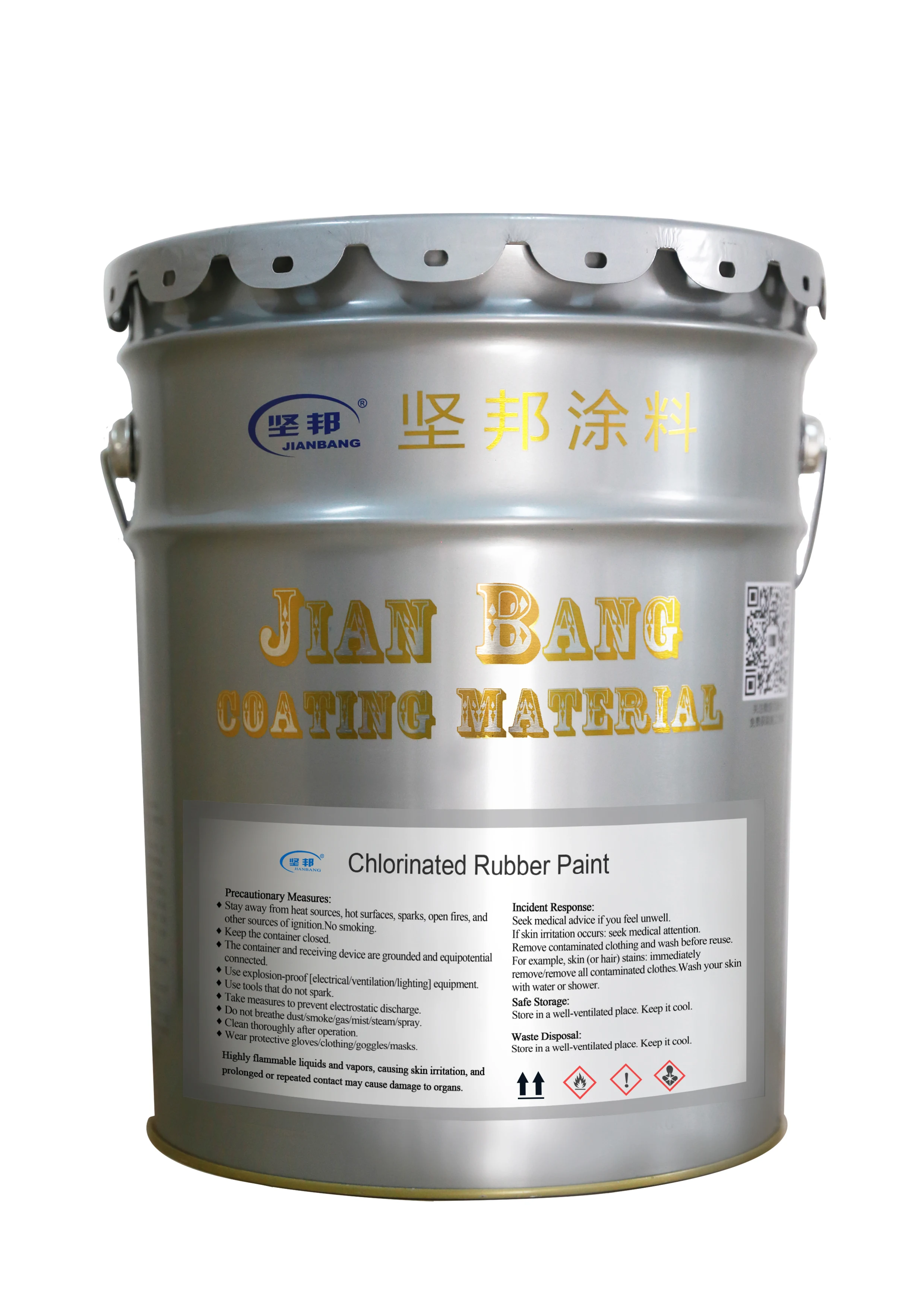 
Jianbang oil based chlorinated rubber paint 