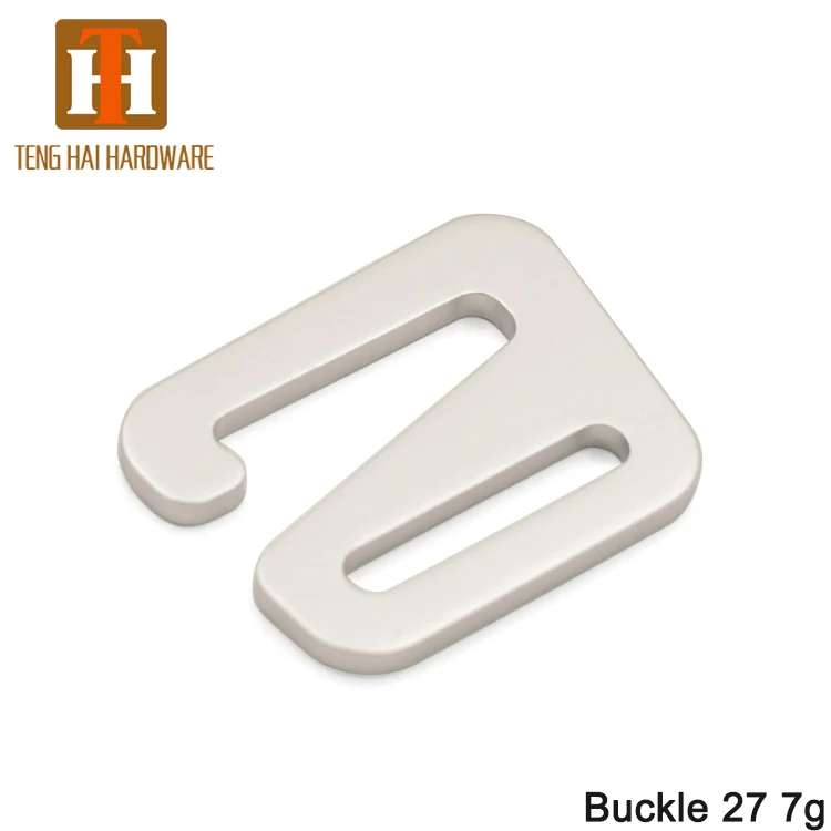 25 mm anodic aluminium G hook adjustable buckles for webbing