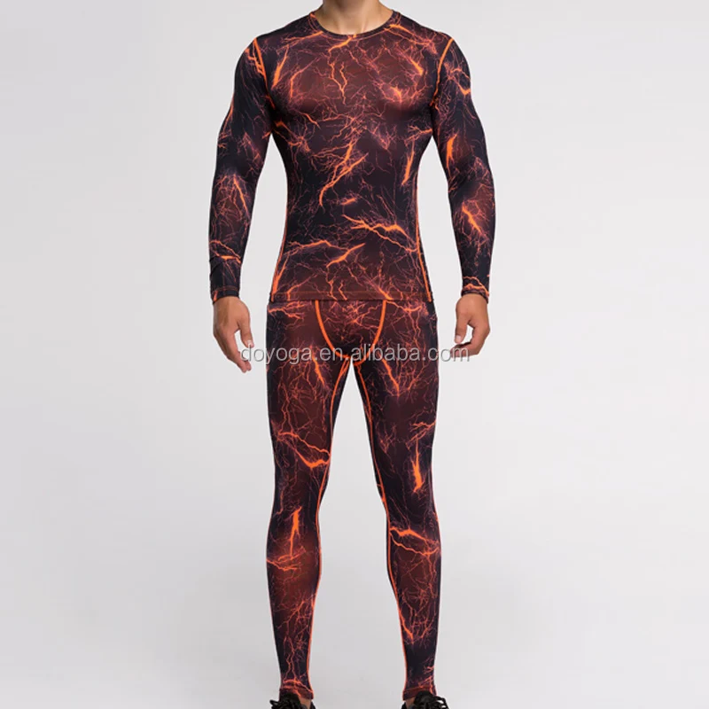 customized design nylon lycra compression training wear