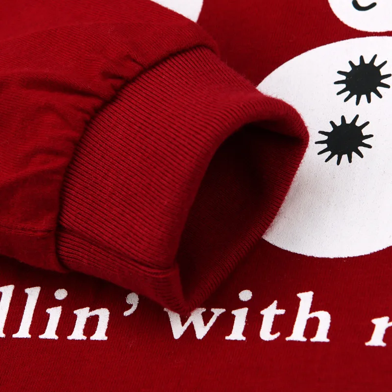 HOT SALE Baby Girls Christmas Suit Two-piece Printing Leisure Wear