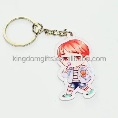 Acrylic Keychain One/Two Sided Custom Keychain, Plastic Keychain Custom Made