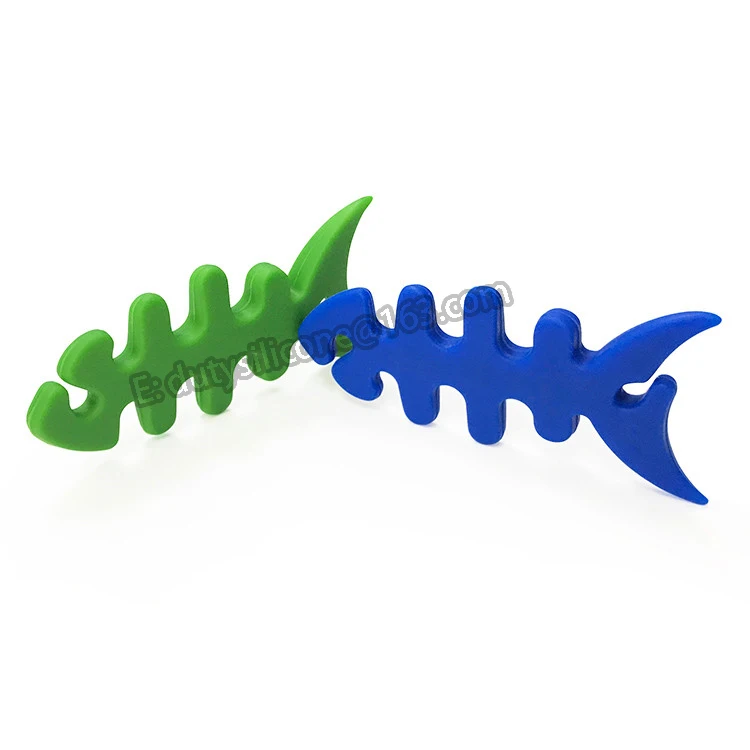 Custom Fish Shape Silicone Headphone Wire Cable Organizer For Storage