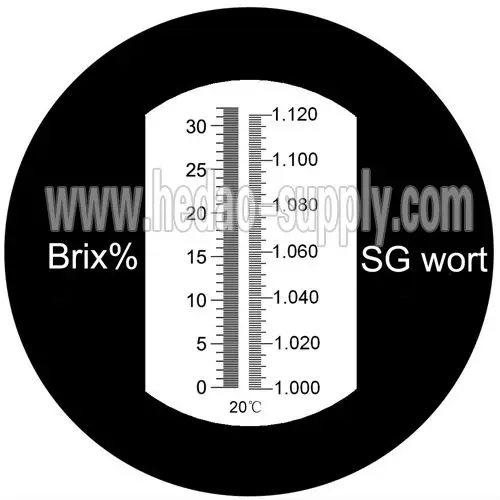 2013 горячих продажи 1шт 0-32% сусла SG рефрактометр УВД для пивоварения Главная комплекты рефрактометре пивное обор