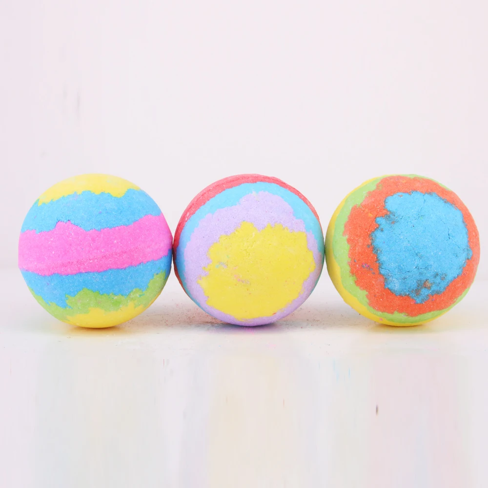 
Colorful bubble bath bomb fot spa produce two million balls per month 
