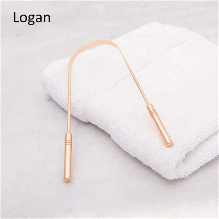 
Superior Quality Copper Tongue Cleaner OEM Copper Tongue Scraper with Attractive Handy Grip 