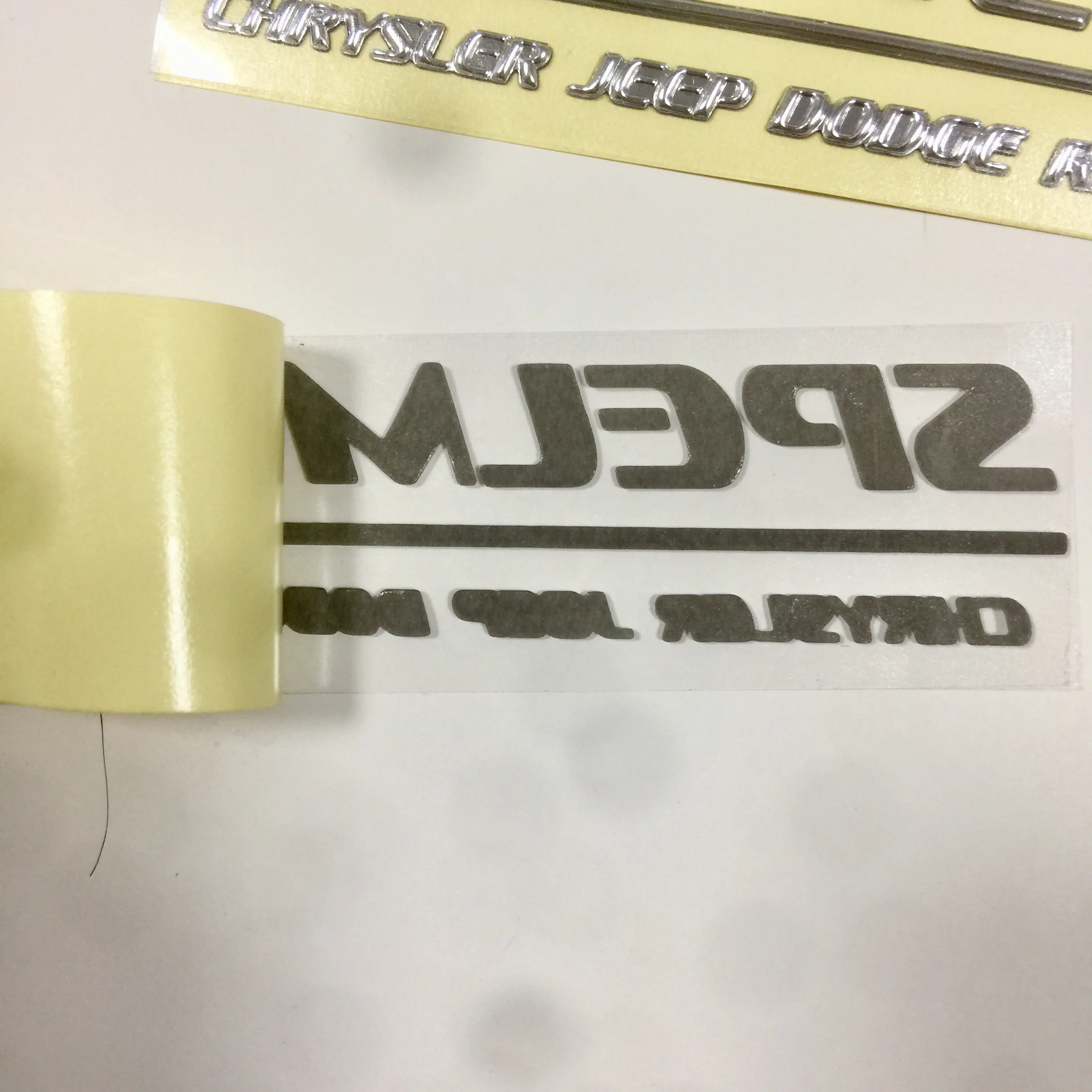 Customized high quality  brand name logo  3D Soft PVC sticker label