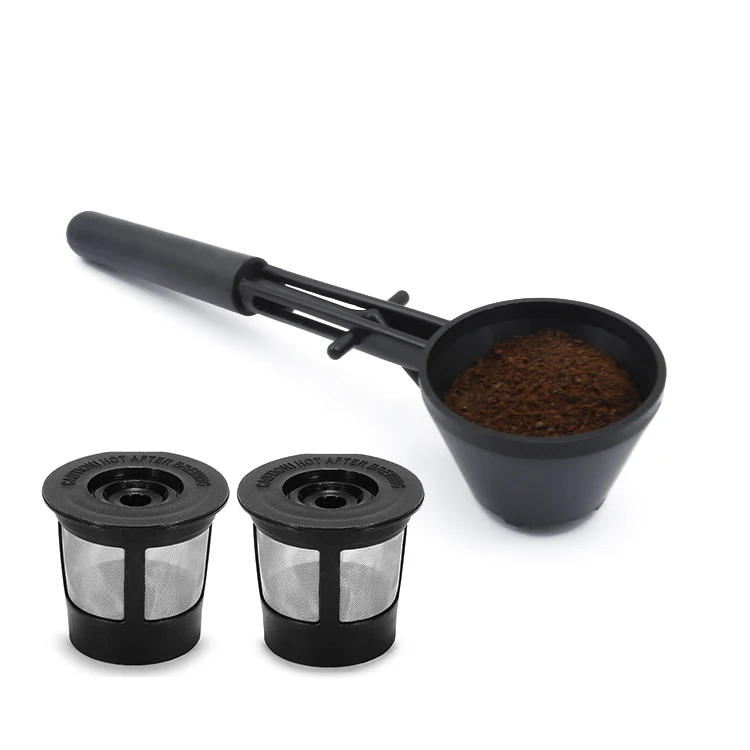 Precise measurement Easy to store Keurig coffee powder scoop K Coffee Tongs & Single Serve Filter Set