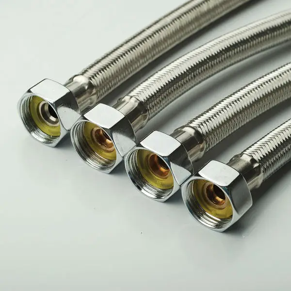 Sanitary ware stainless steel wire mesh toilet hose pipe