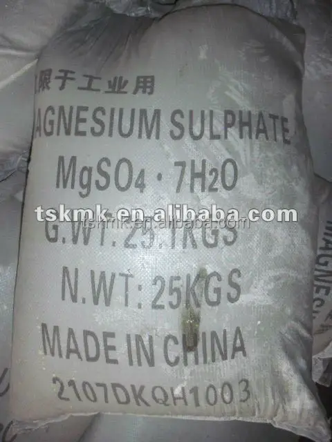 Industrial magnesium sulphate heptahydrate mgso4.7h2o Epsom salt