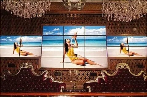EKAA 55 inch x6 video display wall mount lcd display screen indoor digital advertising screens for sale plasma video wall