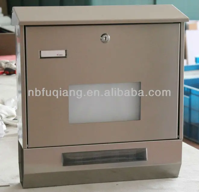 FQ-200 stainless steel parcel delivery mail box metal outdoor