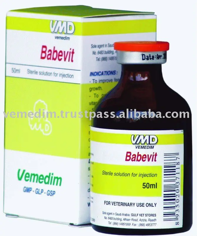 Vietnam Veterinary Manufacture Prevent of vitamin B deficiency. Improve feed conversion and growth, Babevet