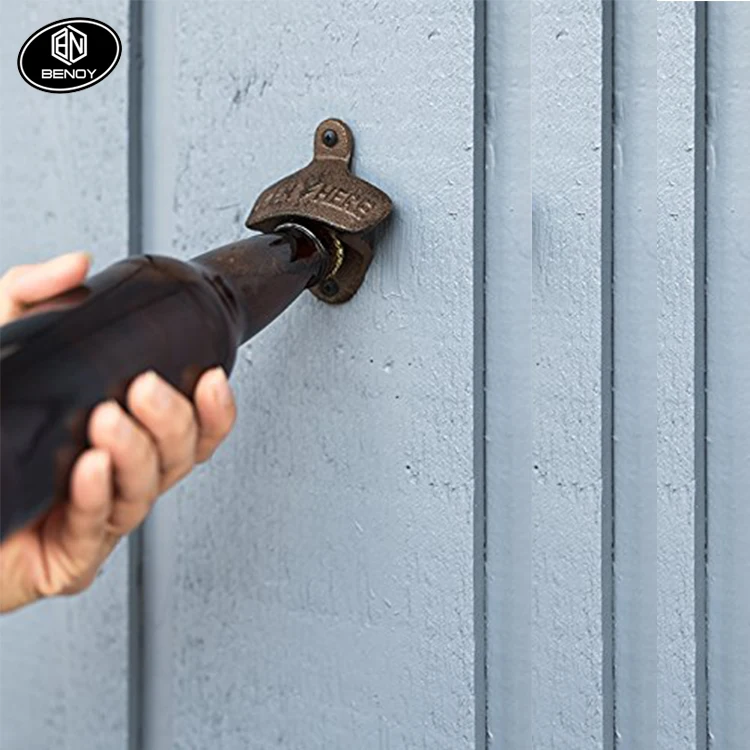 Завод дешевый деревенский дом настенный пивной открывалка для бутылок для бара Вечерние