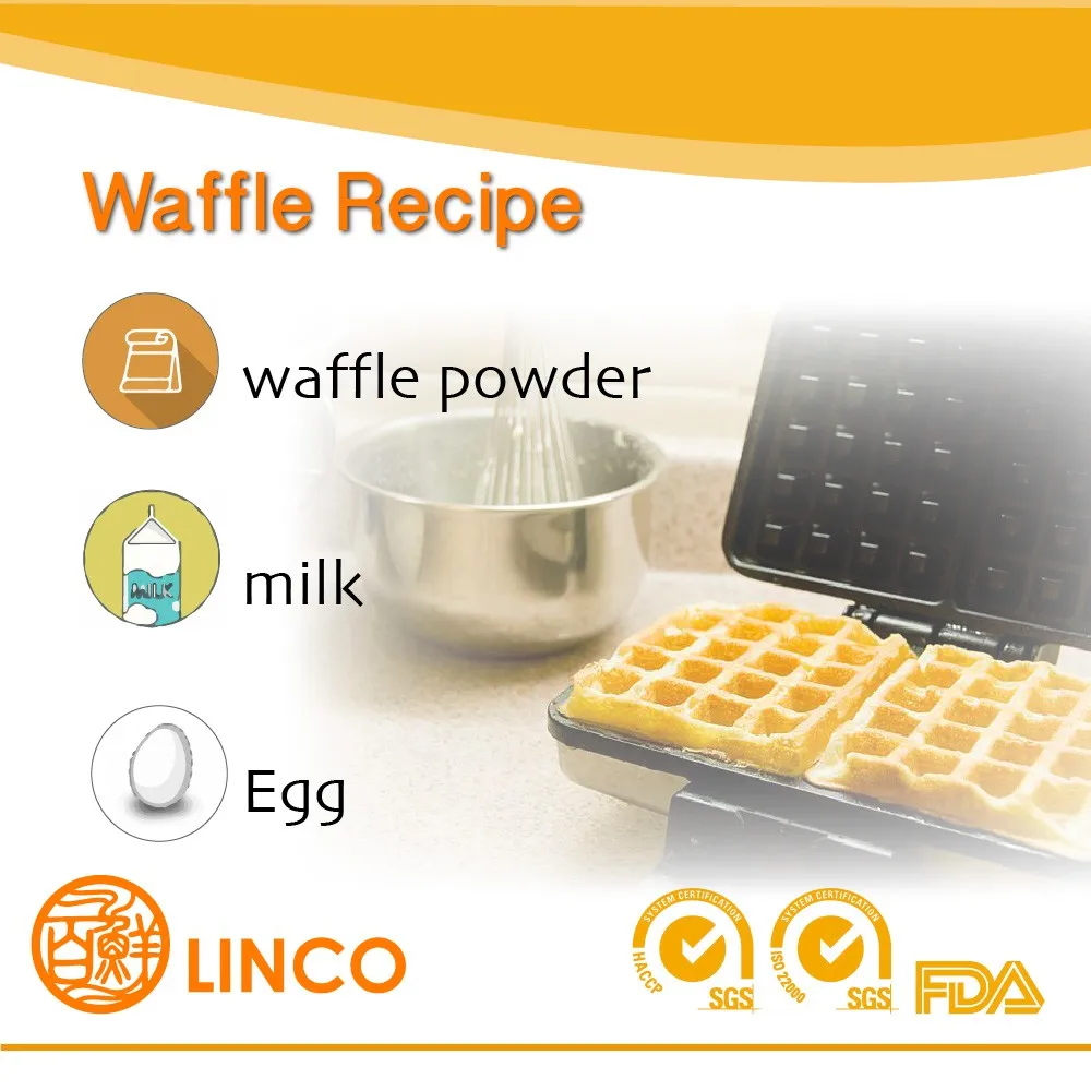 Wholesale Convenient Delicious Simple Waffle Powder Mix For Baking