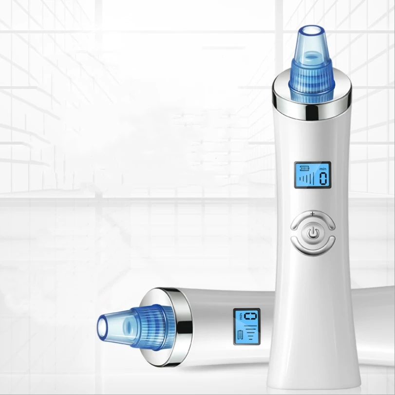 6 In1 Heads New Best Facial Handheld Electric Pore Nose Acne Vacuum Blackhead Remover for Home Use