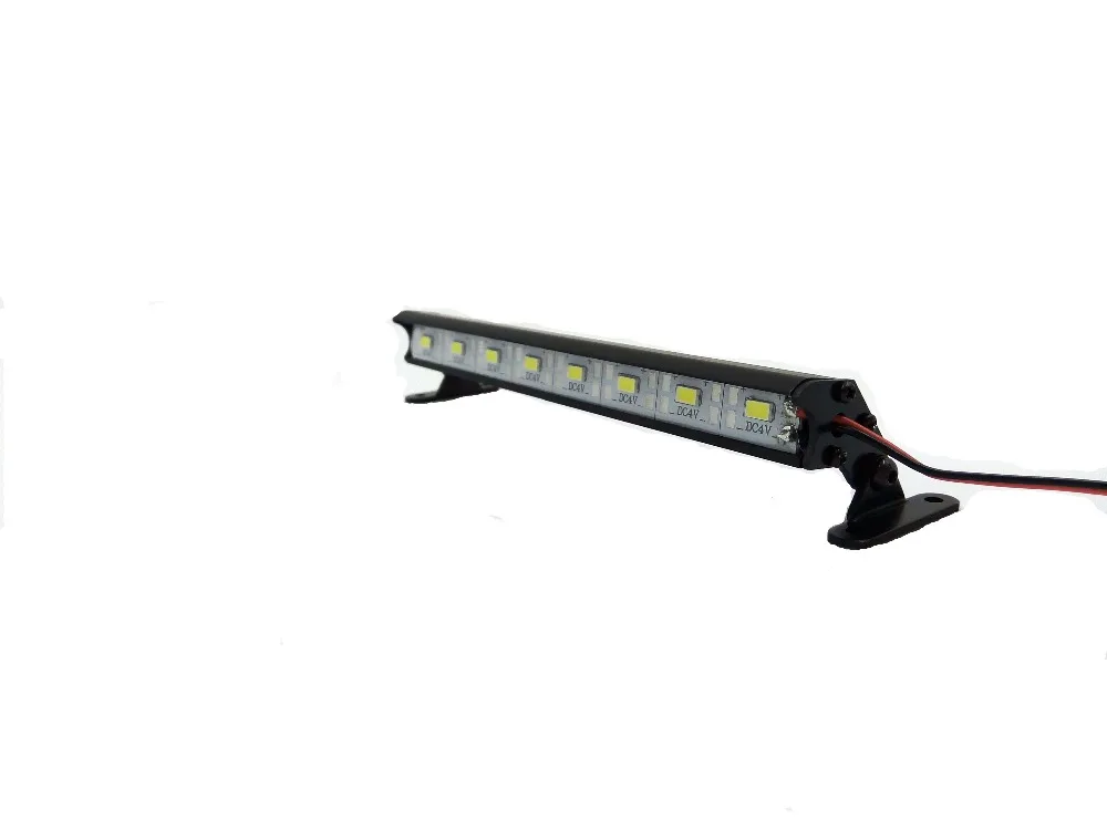 1:10 RC Car Metal Aluminum 8 Super LED Light Bar  for TAMIYA,AXIALS,RC4WD Crawler car