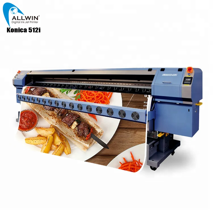 3.2m Konica 512i solvent printer,digital large format printing machine