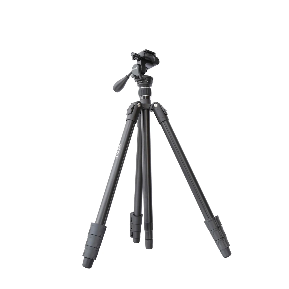 WT6013 Weifeng professional aluminum tripod stand with monopod for camera