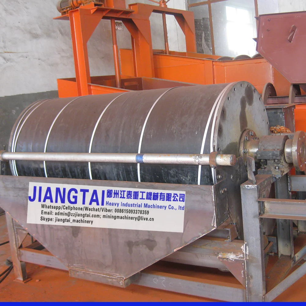 high recovery rate gauss black gold iron magnetic separator from slag