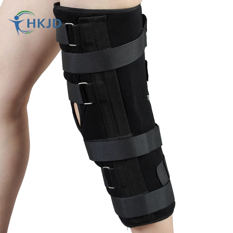 HKJD Tri-Panel Knee Immobilizer Brace ,3-Panel Knee Brace Leg Brace/Stabilizer Support Splint For Knee Fractures Arthritis