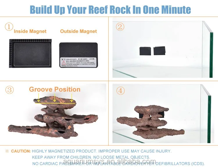 ASBR180L-как Биоактивный морской аквариум, живые скалы, керамический Ландшафтный коралловый риф