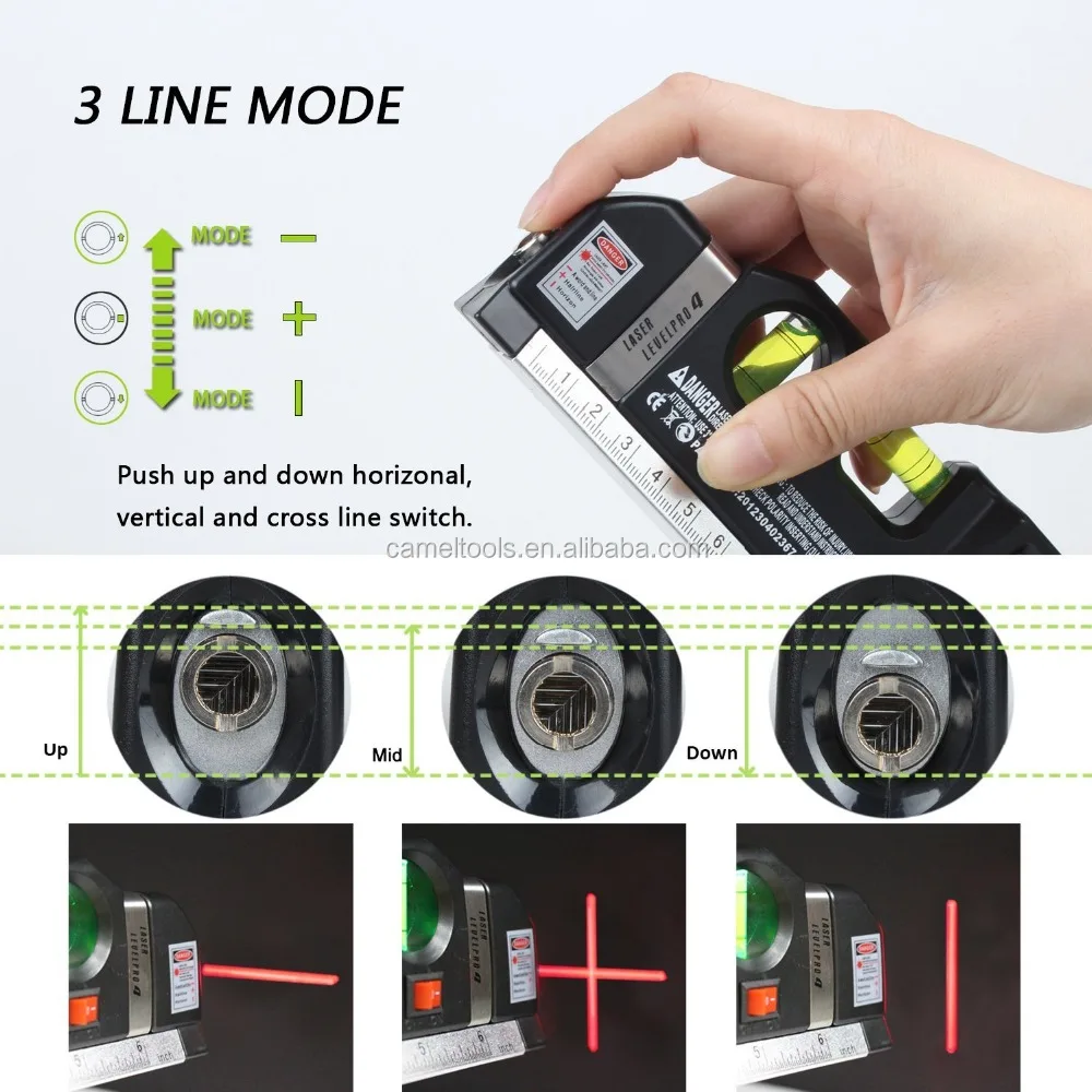 
high quality crossl line red light self leveling laser level 