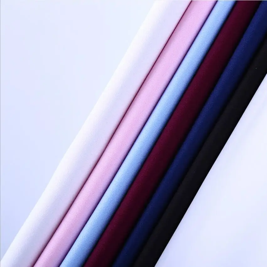 wholesale clothes material 100% polyester fadeproof black abaya fabric